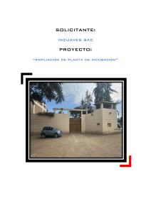 Informe Estudio de Suelos: Ampliaci&oacute;n Planta Incubaci&oacute;n, Per&uacute;