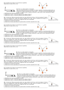 Problemas de Equilibrio Est&aacute;tico y Tensi&oacute;n