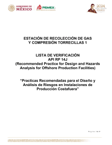 Lista de Verificaci&oacute;n de Seguridad API RP 14J