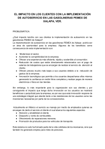 Encuesta: Impacto Autoservicio en Gasolineras PEMEX Xalapa