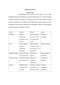 Dise&ntilde;o de Arquitectura Empresarial para Panader&iacute;a
