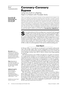 Coronary Bypass in Porcelain Aorta: A Case Study
