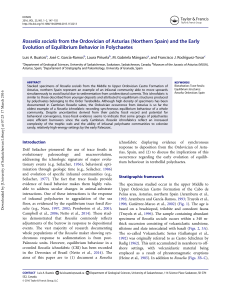 Rosselia socialis: Ordovician Polychaete Equilibrium Behavior