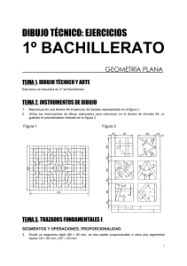 Ejercicios de Geometr&iacute;a Plana - 1&ordm; Bachillerato