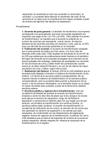 Transformaci&oacute;n de Empresas en Per&uacute;: Procedimiento Legal