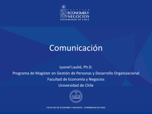 Comunicaci&oacute;n: Gesti&oacute;n de Personas y Desarrollo Organizacional