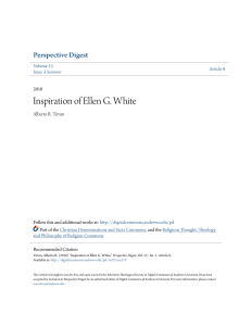 Inspiration of Ellen G. White: Adventist Perspective