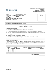 Examen Cálculo Básico: Lógica y Conjuntos