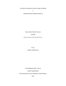 Conteo de Objetos con Visión Artificial y Operaciones Morfológicas