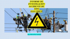 Informe de Investigaci&oacute;n: Accidente El&eacute;ctrico