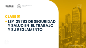Ley 29783: Seguridad y Salud en el Trabajo - Presentaci&oacute;n