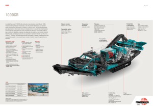 Powerscreen 1000SR: Trituradora de Cono M&oacute;vil | Especificaciones