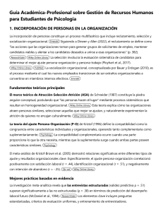 Gu&iacute;a de RRHH para Psic&oacute;logos: Incorporaci&oacute;n, Direcci&oacute;n y Gesti&oacute;n