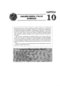 Equilibrio General y Fallos de Mercado: An&aacute;lisis Econ&oacute;mico