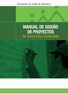 Manual de Dise&ntilde;o de Proyectos de Desarrollo Sostenible
