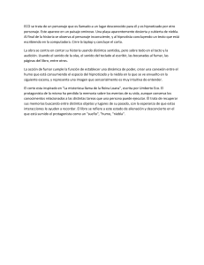 Descripción Cortometraje Eco: Hipnosis, Memoria y Sensorialidad