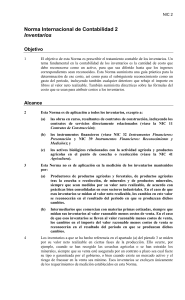 NIC 2: Inventarios - Tratamiento Contable