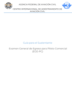 Gu&iacute;a Examen Piloto Comercial EGE-PC