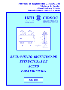 Reglamento Argentino Estructuras Acero Edificios CIRSOC 301