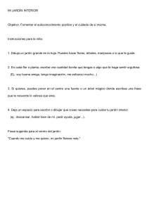 Mi Jardín Interior: Hoja de Trabajo para la Autoestima