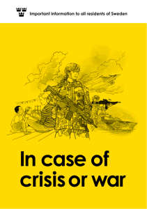 Sweden Emergency Preparedness: Crisis & War Guide