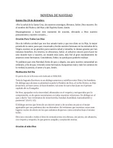 Novena de Navidad: Oraciones y Reflexiones para el 20 de Diciembre