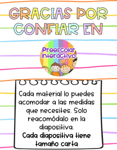 Material Preescolar Interactivo: Adapta y Personaliza