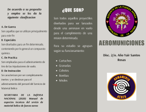 Aeromuniciones: Manual de la Fuerza A&eacute;rea Mexicana