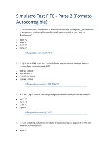 Simulacro Test RITE - Parte 2: Autocorregible
