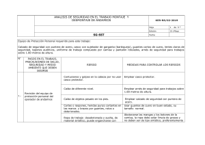 An&aacute;lisis de Seguridad: Montaje y Desmontaje de Andamios