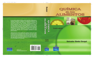 Qu&iacute;mica de los Alimentos: Cuarta Edici&oacute;n - Badui Dergal