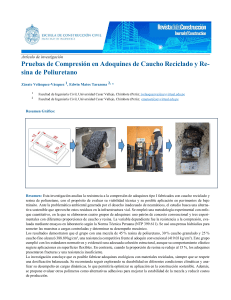 Investigación sobre Pruebas de Compresión en Adoquines de Caucho Reciclado
