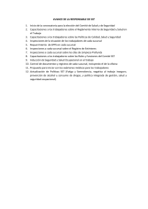 Avance SST: Actividades de Seguridad y Salud en el Trabajo