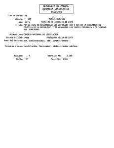 Ley 105 de Panamá: Juntas Comunales y Constitución