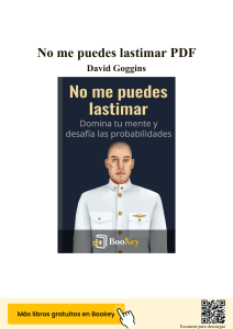 Resumen de No me puedes lastimar: Domina tu mente