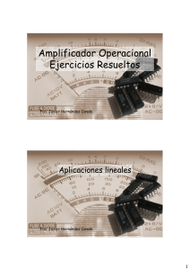 Ejercicios Resueltos Amplificador Operacional