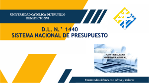 Sistema Nacional de Presupuesto - Decreto Legislativo 1440