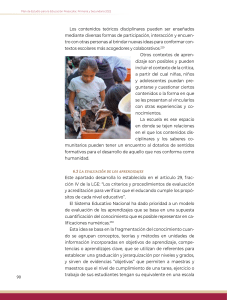 Plan de Estudio Educación Preescolar, Primaria y Secundaria