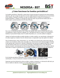 Bombas Peristálticas Masterflex: Funcionamiento y Ventajas