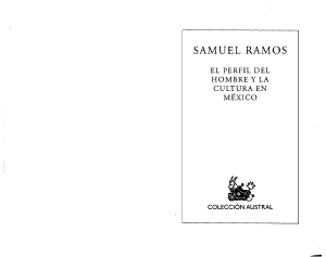 El Perfil del Hombre y la Cultura en M&eacute;xico - Ensayo