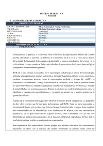 Informe de Pr&aacute;ctica de Androlog&iacute;a: Reproducci&oacute;n Bovina en Ecuador