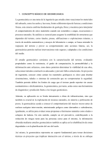 Geomecánica: Conceptos y Propiedades del Macizo Rocoso