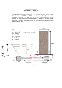 Hormigón II - Control #2: Resistencia de Muros