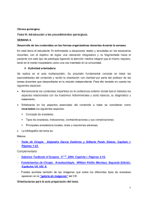 Anestesia: Introducci&oacute;n a Procedimientos Quir&uacute;rgicos