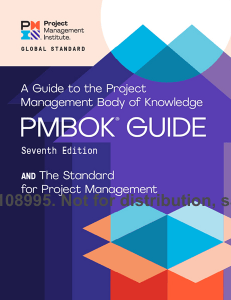 PMBOK Guide 7th Edition: Project Management Standard