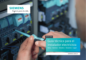 Gu&iacute;a T&eacute;cnica para Instaladores Electricistas Siemens 2020