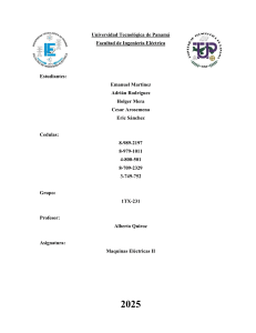 Experimento Motor Síncrono y Electrodinamómetro