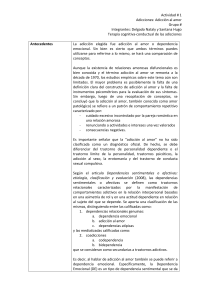 Adicción al Amor: Terapia Cognitivo-Conductual