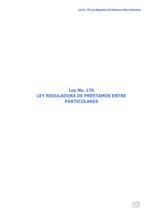 Ley No. 176: Regulaci&oacute;n de Pr&eacute;stamos en Nicaragua