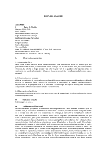 Anamnesis: Ejemplo de Historia Cl&iacute;nica Psicol&oacute;gica